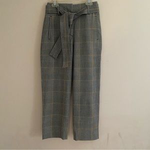 Wilfred Tie-Front Check Pant EUC